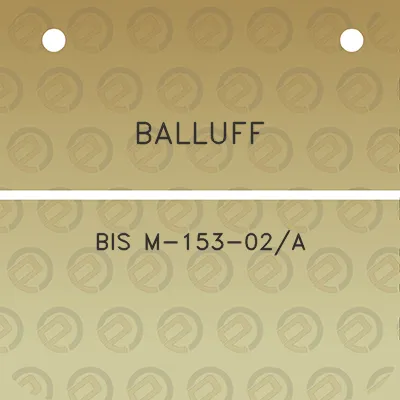 balluff-bis-m-153-02a