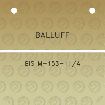 balluff-bis-m-153-11a