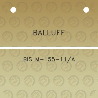 balluff-bis-m-155-11a