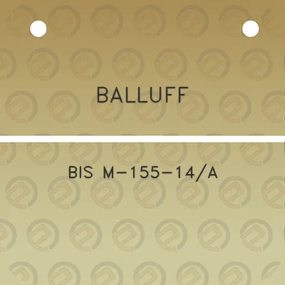 balluff-bis-m-155-14a