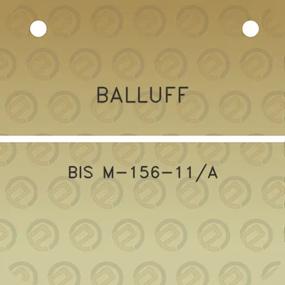 balluff-bis-m-156-11a