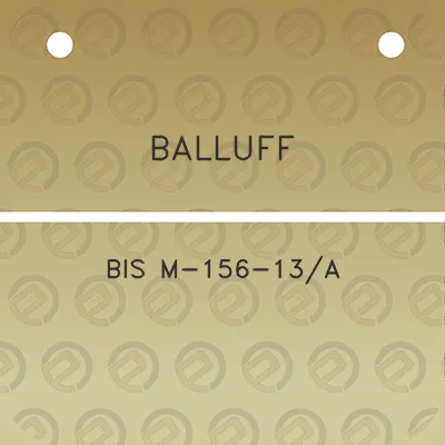 balluff-bis-m-156-13a