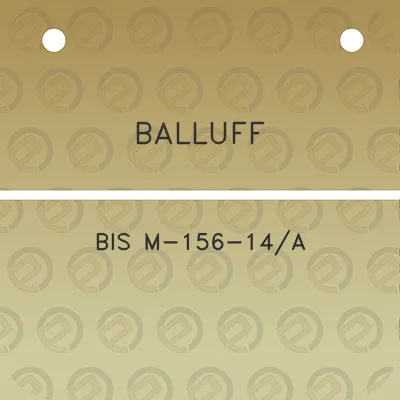 balluff-bis-m-156-14a