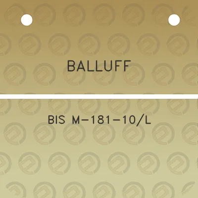 balluff-bis-m-181-10l