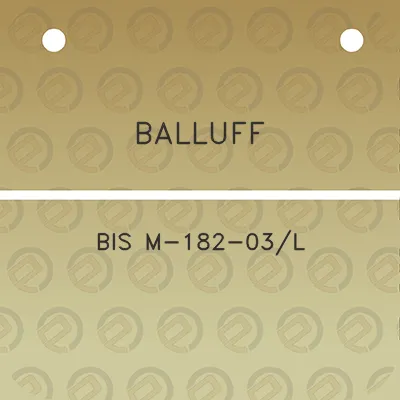 balluff-bis-m-182-03l