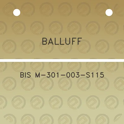 balluff-bis-m-301-003-s115