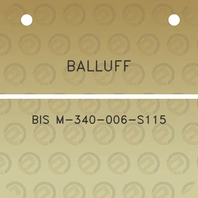 balluff-bis-m-340-006-s115