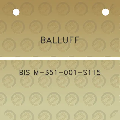 balluff-bis-m-351-001-s115