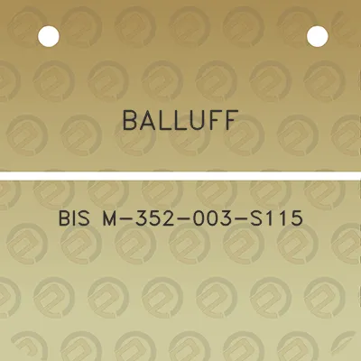 balluff-bis-m-352-003-s115