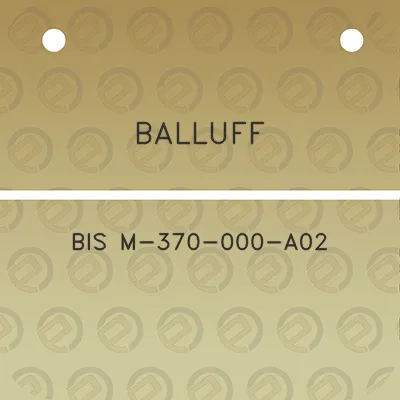 balluff-bis-m-370-000-a02