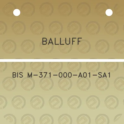 balluff-bis-m-371-000-a01-sa1