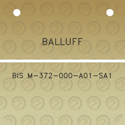 balluff-bis-m-372-000-a01-sa1