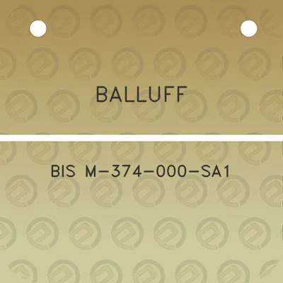 balluff-bis-m-374-000-sa1