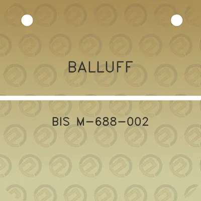 balluff-bis-m-688-002