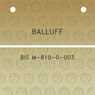 balluff-bis-m-810-0-003