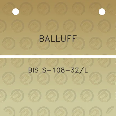 balluff-bis-s-108-32l