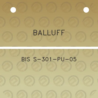 balluff-bis-s-301-pu-05