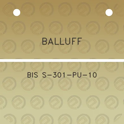 balluff-bis-s-301-pu-10