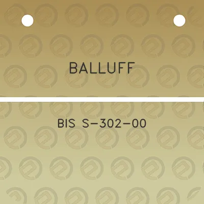 balluff-bis-s-302-00