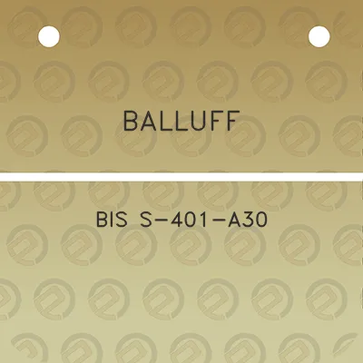 balluff-bis-s-401-a30