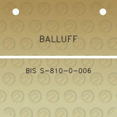 balluff-bis-s-810-0-006