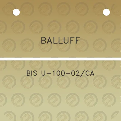 balluff-bis-u-100-02ca