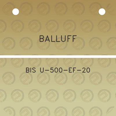 balluff-bis-u-500-ef-20