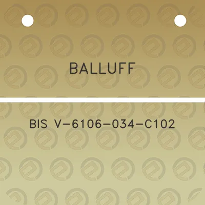 balluff-bis-v-6106-034-c102