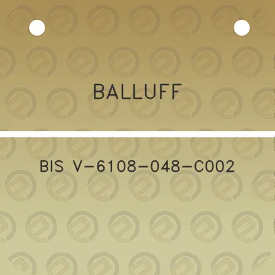 balluff-bis-v-6108-048-c002