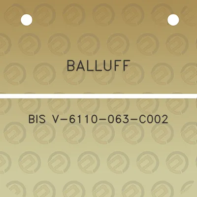 balluff-bis-v-6110-063-c002