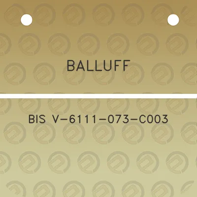 balluff-bis-v-6111-073-c003