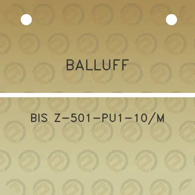 balluff-bis-z-501-pu1-10m