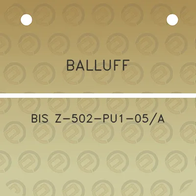 balluff-bis-z-502-pu1-05a