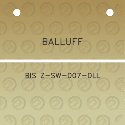 balluff-bis-z-sw-007-dll