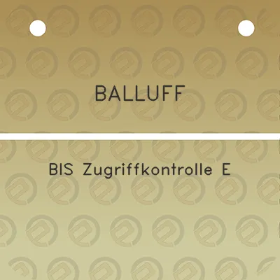 balluff-bis-zugriffkontrolle-e