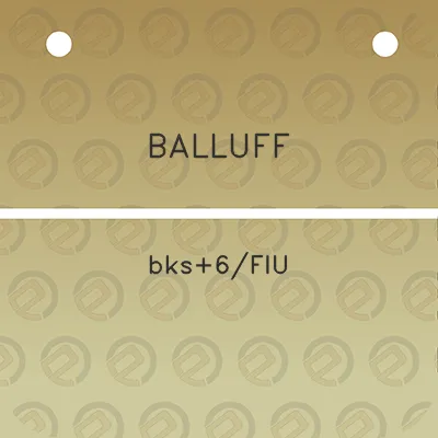 balluff-bks6fiu