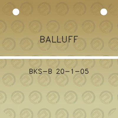 balluff-bks-b-20-1-05