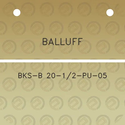 balluff-bks-b-20-12-pu-05