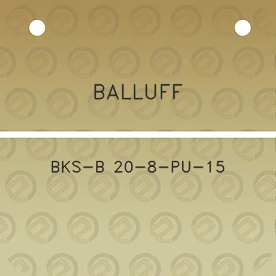 balluff-bks-b-20-8-pu-15