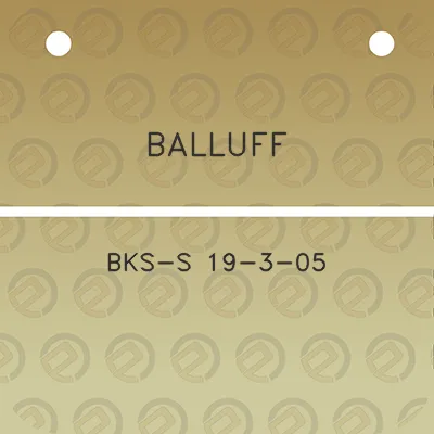 balluff-bks-s-19-3-05