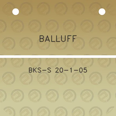 balluff-bks-s-20-1-05