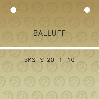 balluff-bks-s-20-1-10