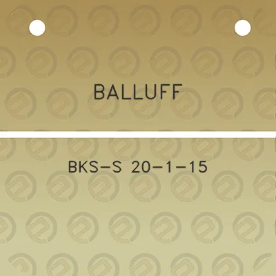 balluff-bks-s-20-1-15