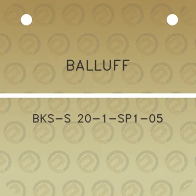 balluff-bks-s-20-1-sp1-05