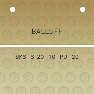 balluff-bks-s-20-10-pu-20