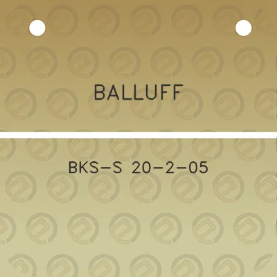 balluff-bks-s-20-2-05