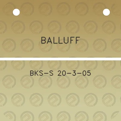 balluff-bks-s-20-3-05