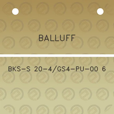 balluff-bks-s-20-4gs4-pu-00-6