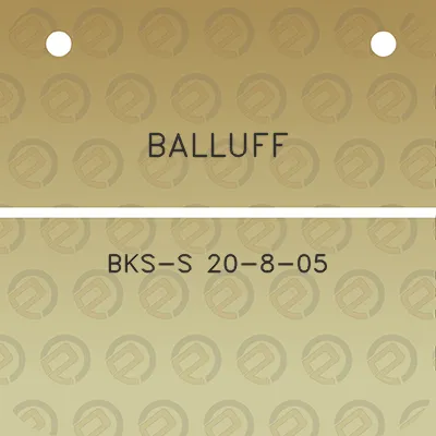 balluff-bks-s-20-8-05