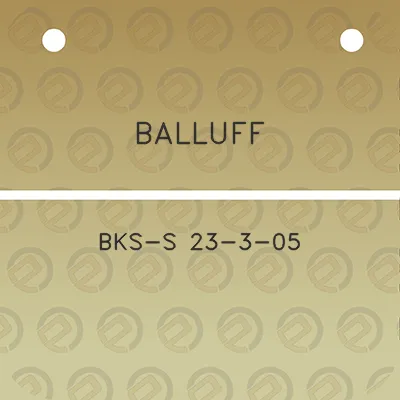 balluff-bks-s-23-3-05